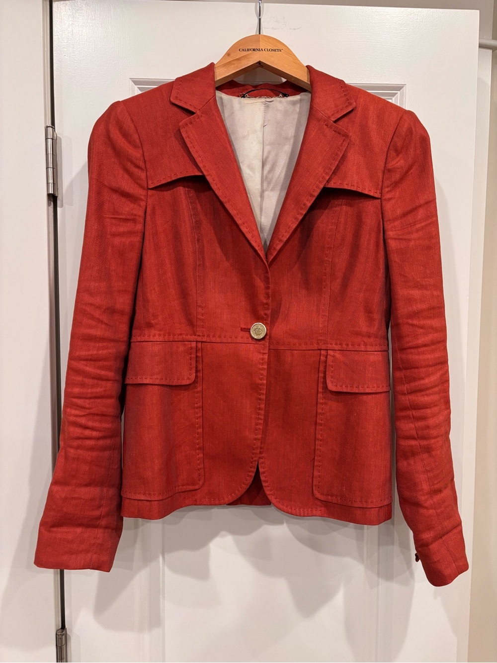 Gucci Silk Blend Tailored Blazer